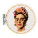 Kikkerland μίνι Κιτ Κεντήματος Cross Stitch "Frida"