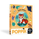 Poppik Sticker box με 100 αυτοκόλλητα - Άγρια Ζώα 