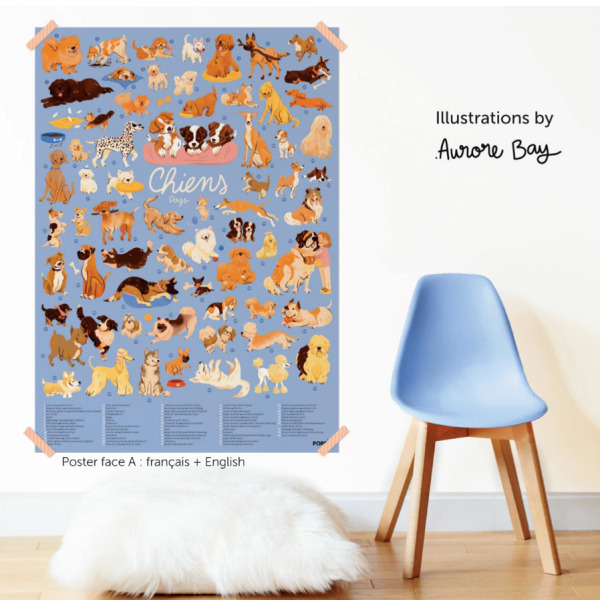 Poppik Μεγάλο Πόστερ με 58 αυτοκόλλητα - Σκύλοι