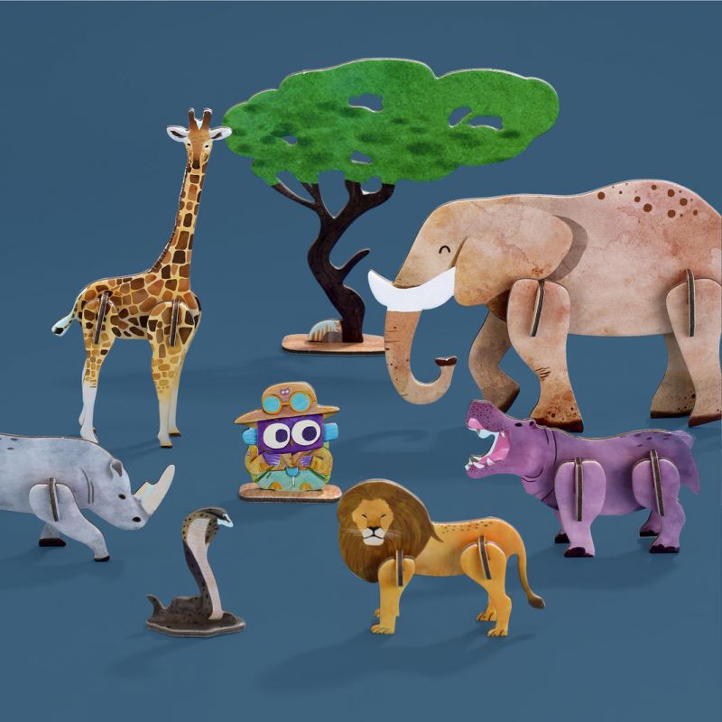 MierEdu Μαγνητικό Παζλ All About Animals