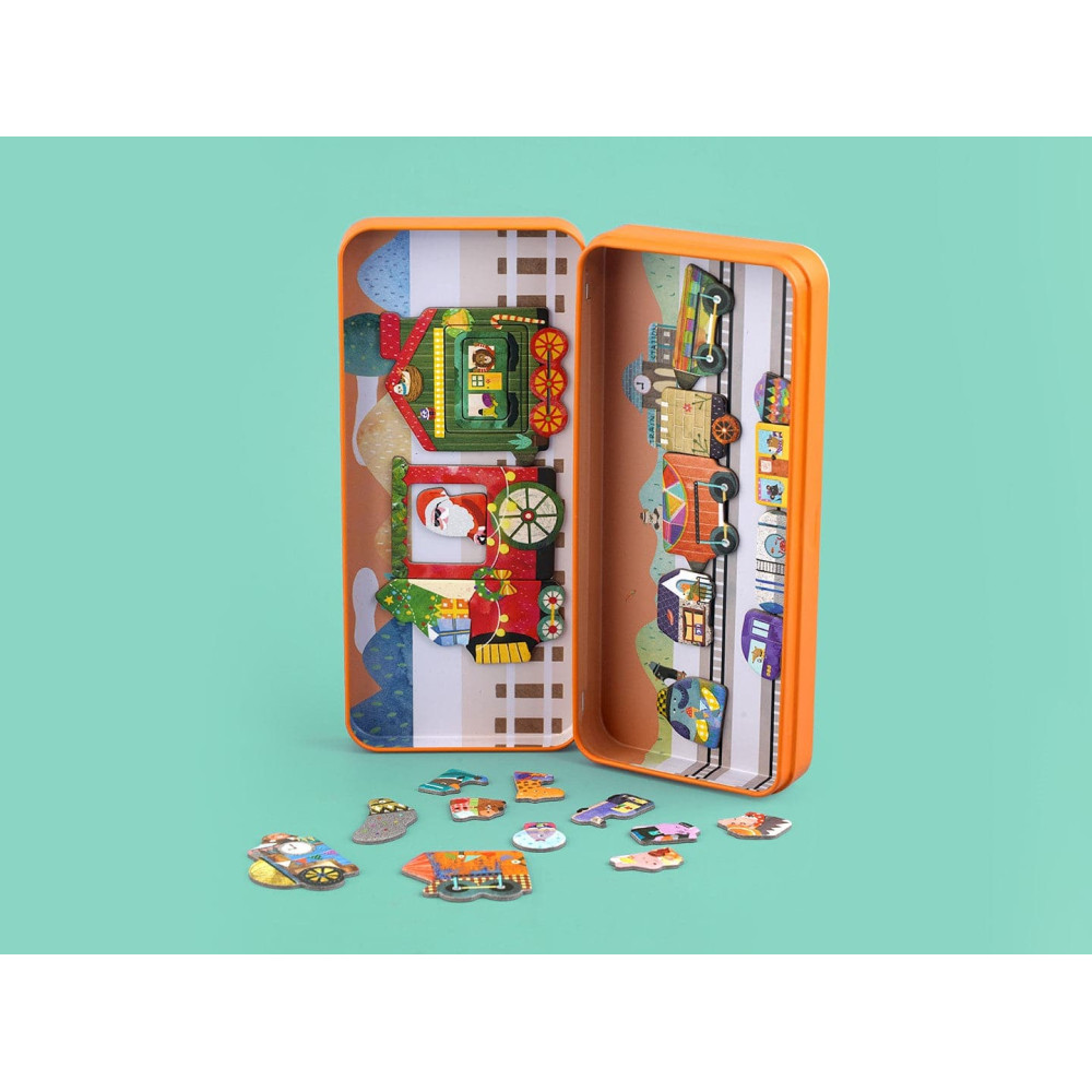 MierEdu Μαγνητικό Παζλ Trains