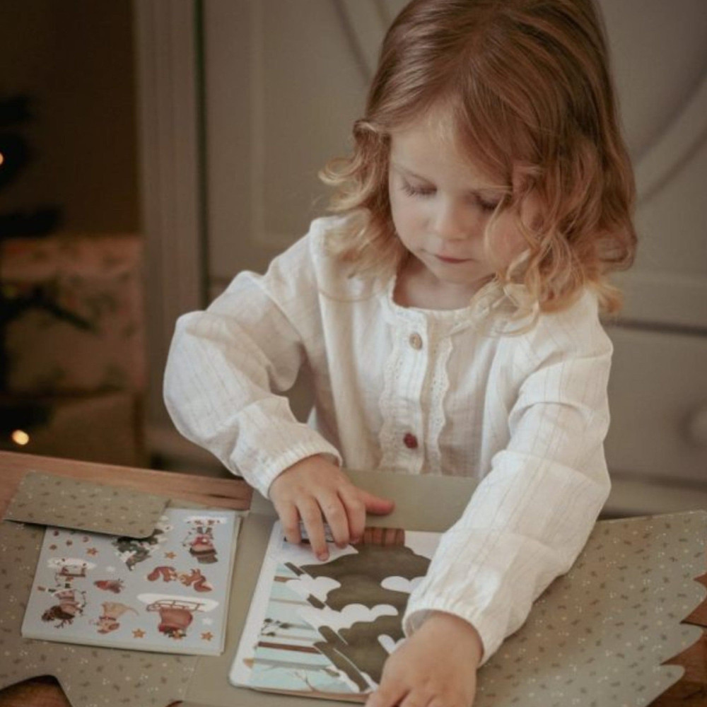 Little Dutch Σετ με Χριστουγεννιάτικα Αυτοκόλλητα