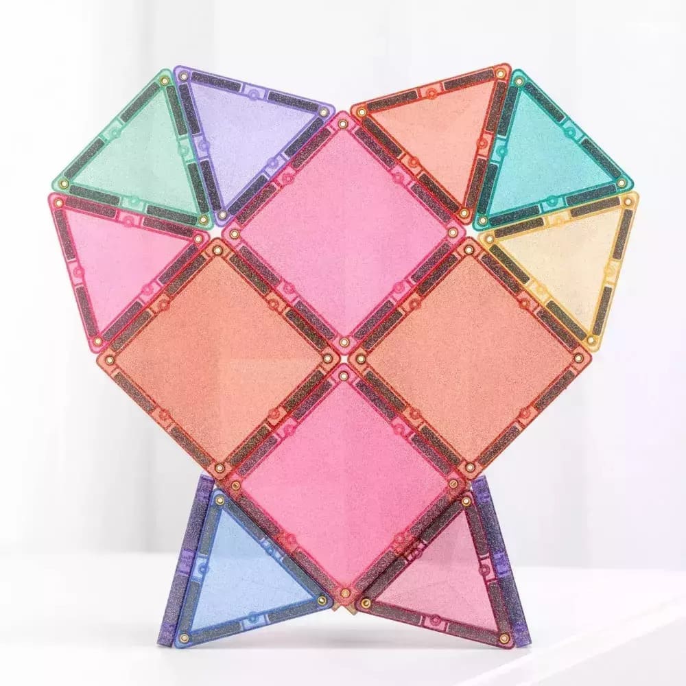 Connetix Glitter Castle Pack Μαγνητικά Τουβλάκια Κατασκευών 48τμχ.