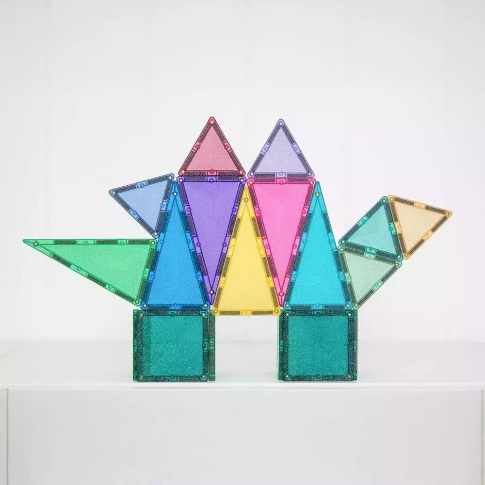 Connetix Glitter Castle Pack Μαγνητικά Τουβλάκια Κατασκευών 48τμχ.