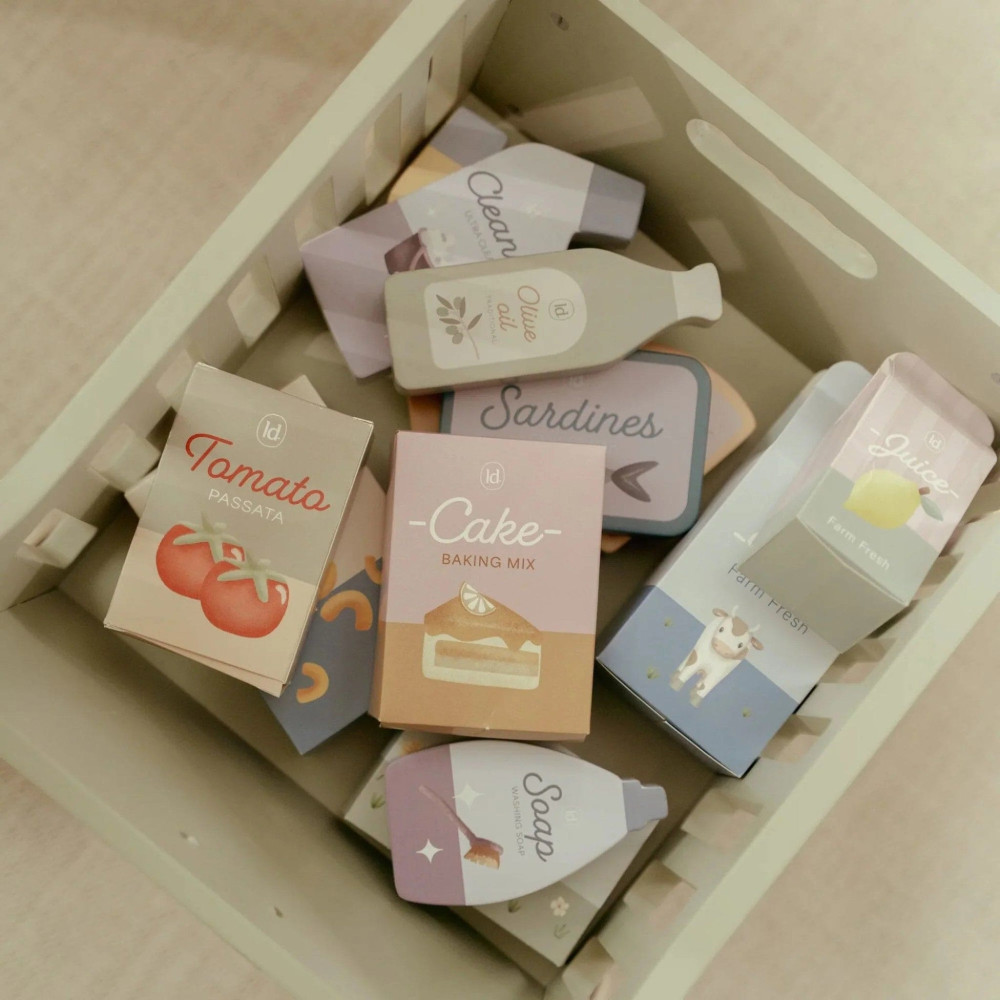 Little Dutch Ξύλινο Καροτσάκι Αγορών FSC