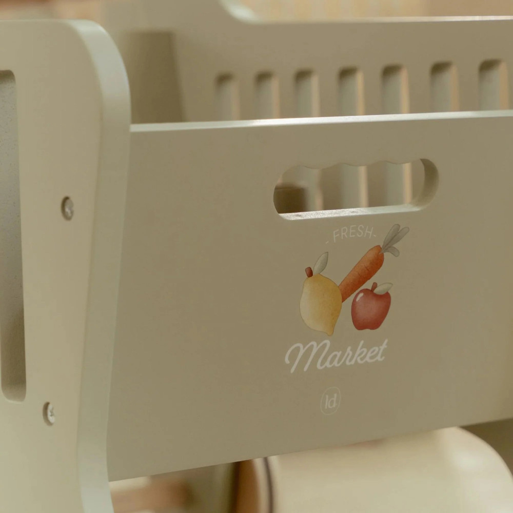 Little Dutch Ξύλινο Καροτσάκι Αγορών FSC