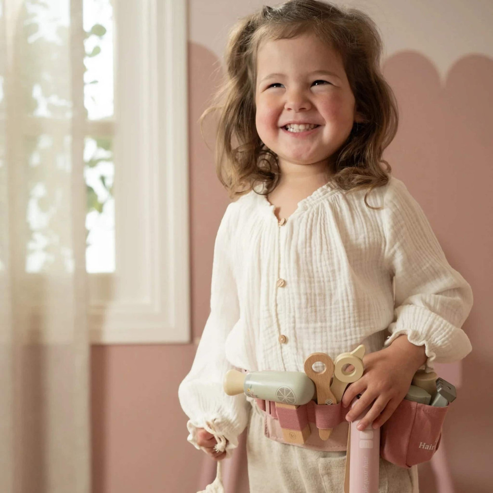 Little Dutch Σετ Κομμωτικής με Ζώνη και Ξύλινα Αξεσουάρ FSC