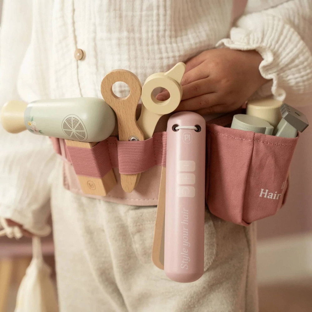 Little Dutch Σετ Κομμωτικής με Ζώνη και Ξύλινα Αξεσουάρ FSC