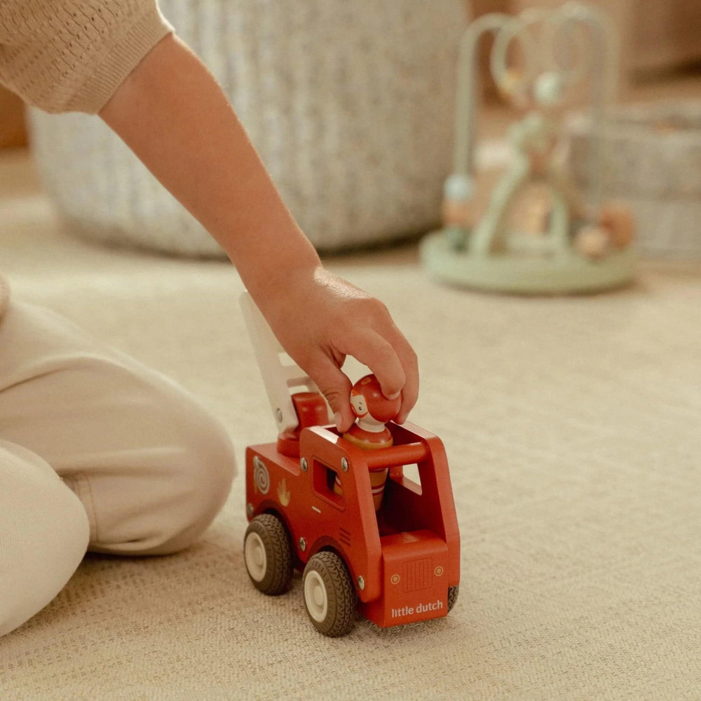 Little Dutch Ξύλινο Πυροσβεστικό Όχημα FSC