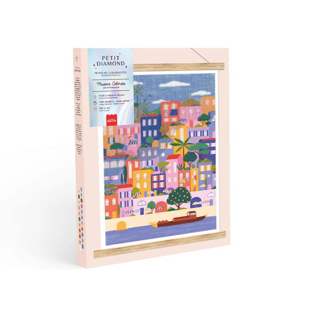 Petite Epicerie Σετ Ζωγραφικής με Διαμάντια - Maisons Colorees