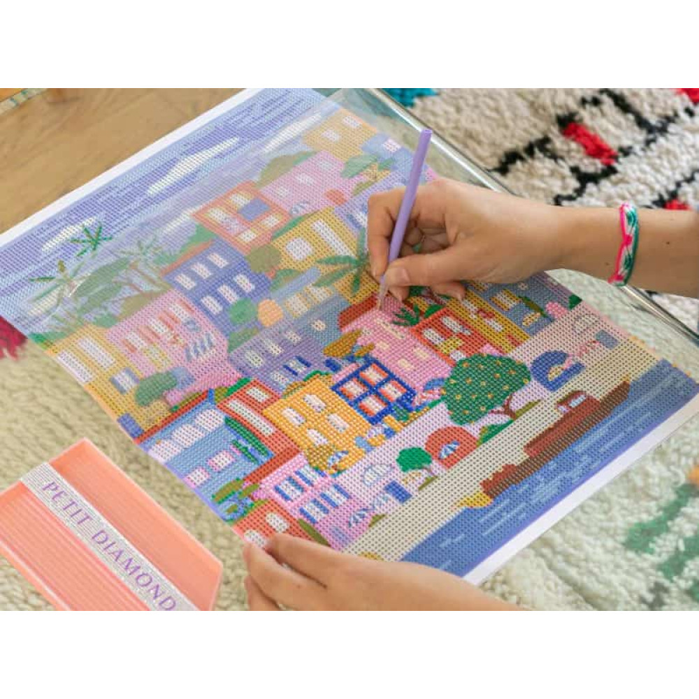 Petite Epicerie Σετ Ζωγραφικής με Διαμάντια - Maisons Colorees