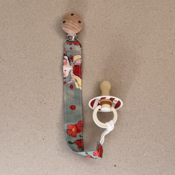 Nok Nok Κλιπ Πιπίλας (Floral Red)