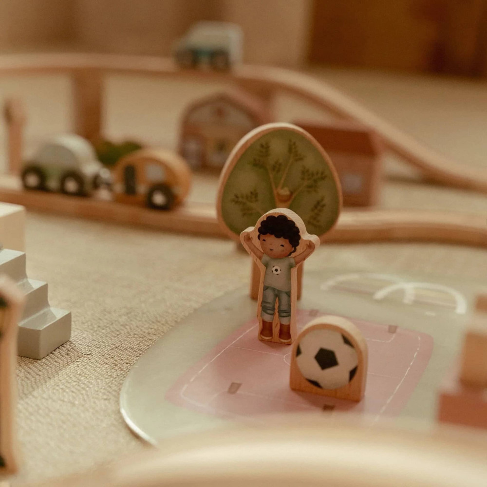 Little Dutch Σετ Παιχνιδιού Τρενάκι με Ράγες και Οχήματα XL FSC