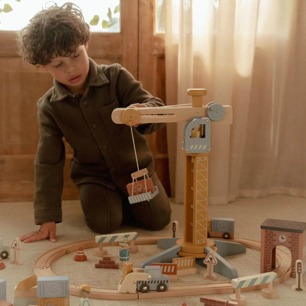 Little Dutch Σετ Παιχνιδιού Γερανός FSC