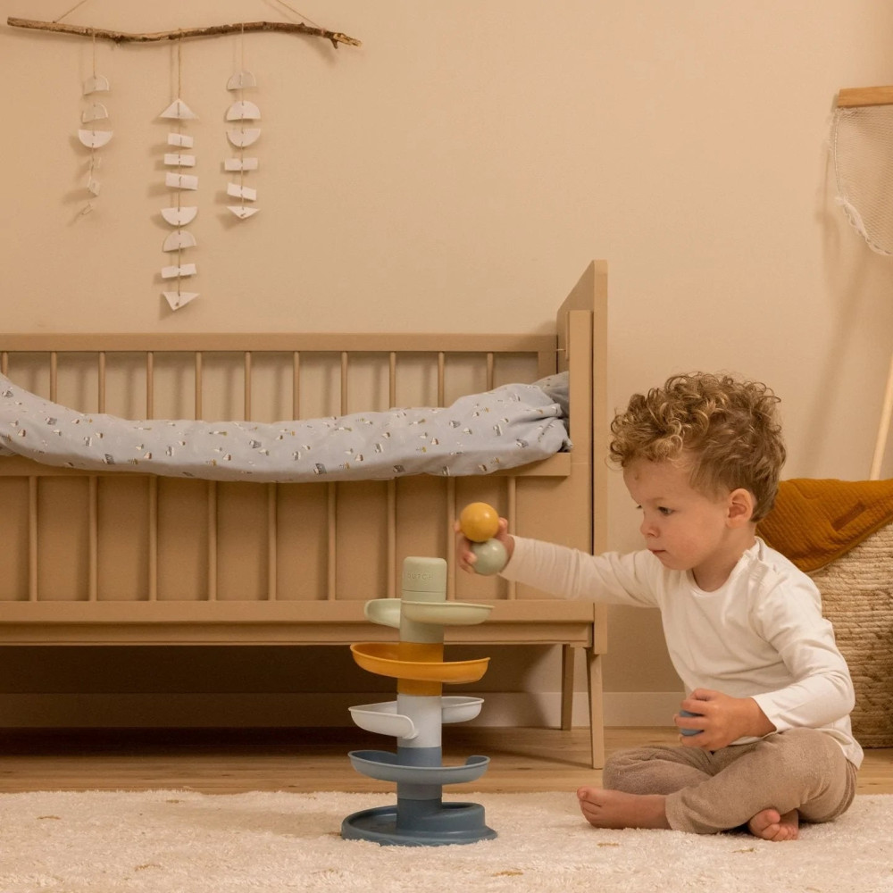 Little Dutch Σπειροειδής Διαδρομή με Μπαλάκια (μπλε)