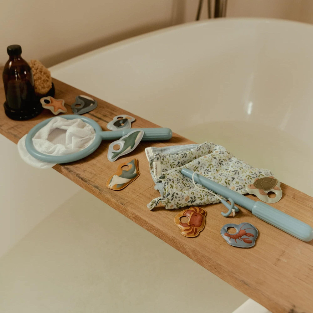 Little Dutch Παιχνίδι Ψαρέματος με Απόχη (γαλάζιο)