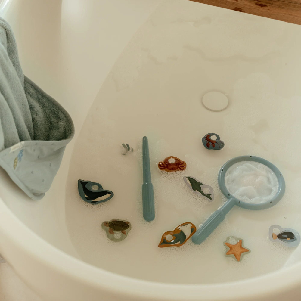 Little Dutch Παιχνίδι Ψαρέματος με Απόχη (γαλάζιο)