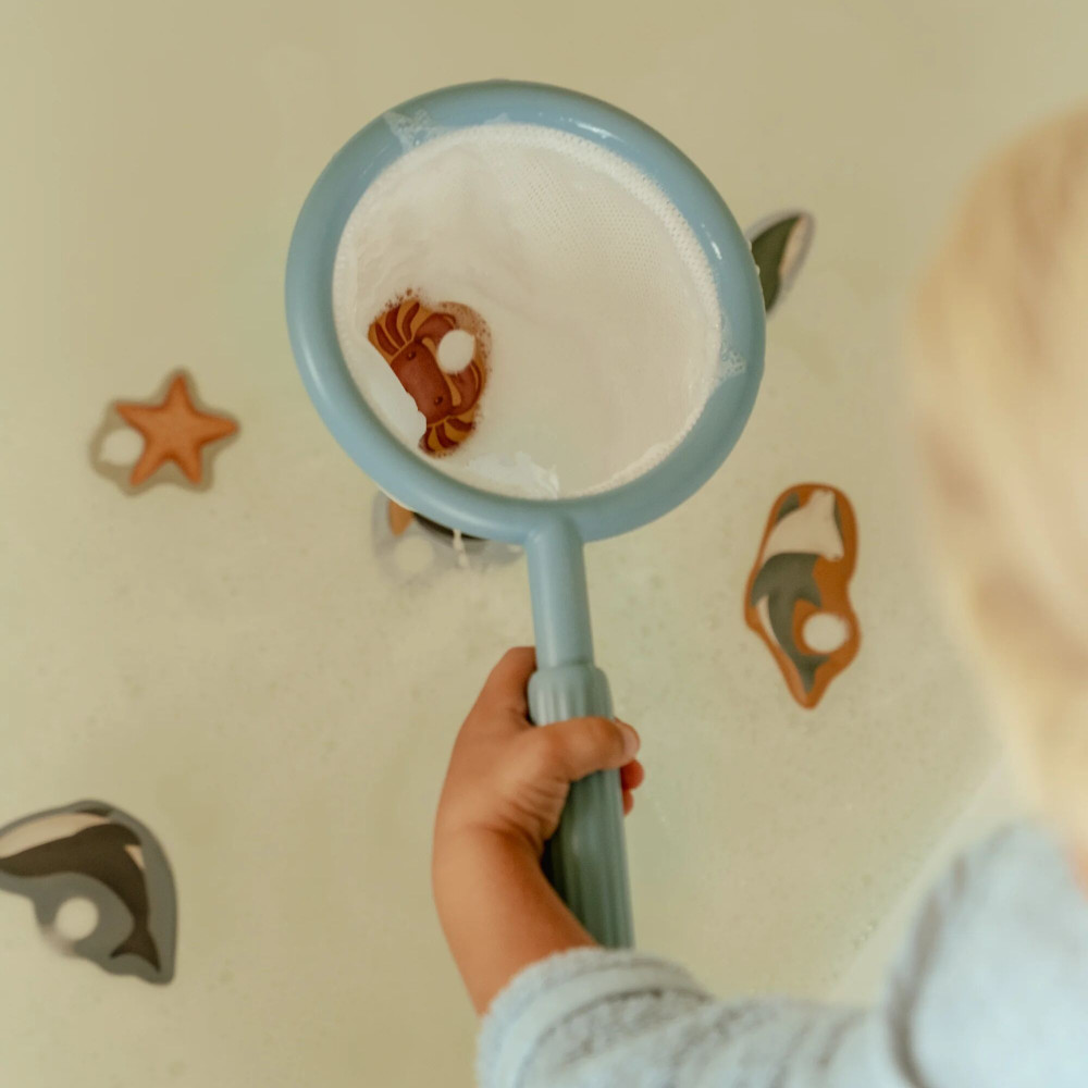 Little Dutch Παιχνίδι Ψαρέματος με Απόχη (γαλάζιο)