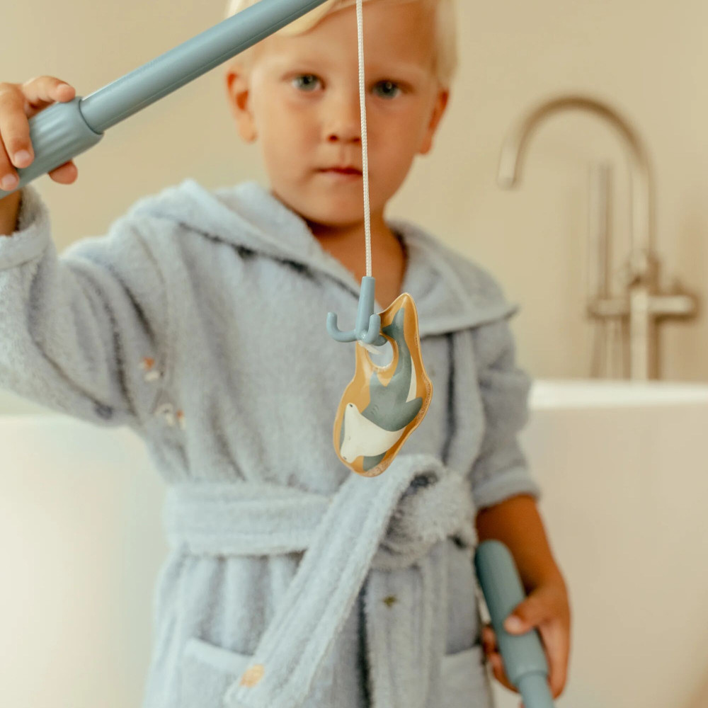 Little Dutch Παιχνίδι Ψαρέματος με Απόχη (γαλάζιο)