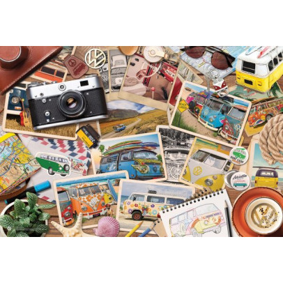 Eurographics VW Road Trips Μεταλλική Συσκευασία Puzzle 550τμχ
