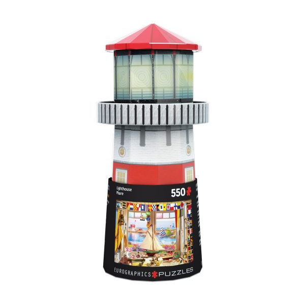 Eurographics Lighthouse Tin Μεταλλική Συσκευασία Puzzle 550τμχ