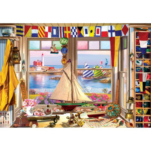 Eurographics Lighthouse Tin Μεταλλική Συσκευασία Puzzle 550τμχ