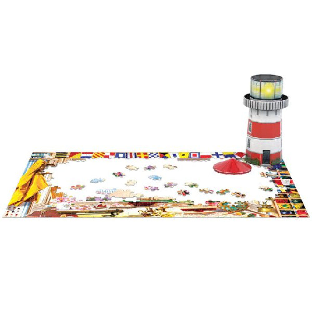 Eurographics Lighthouse Tin Μεταλλική Συσκευασία Puzzle 550τμχ