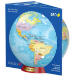 Eurographics Map of the World Μεταλλική Συσκευασία Puzzle 550τμχ