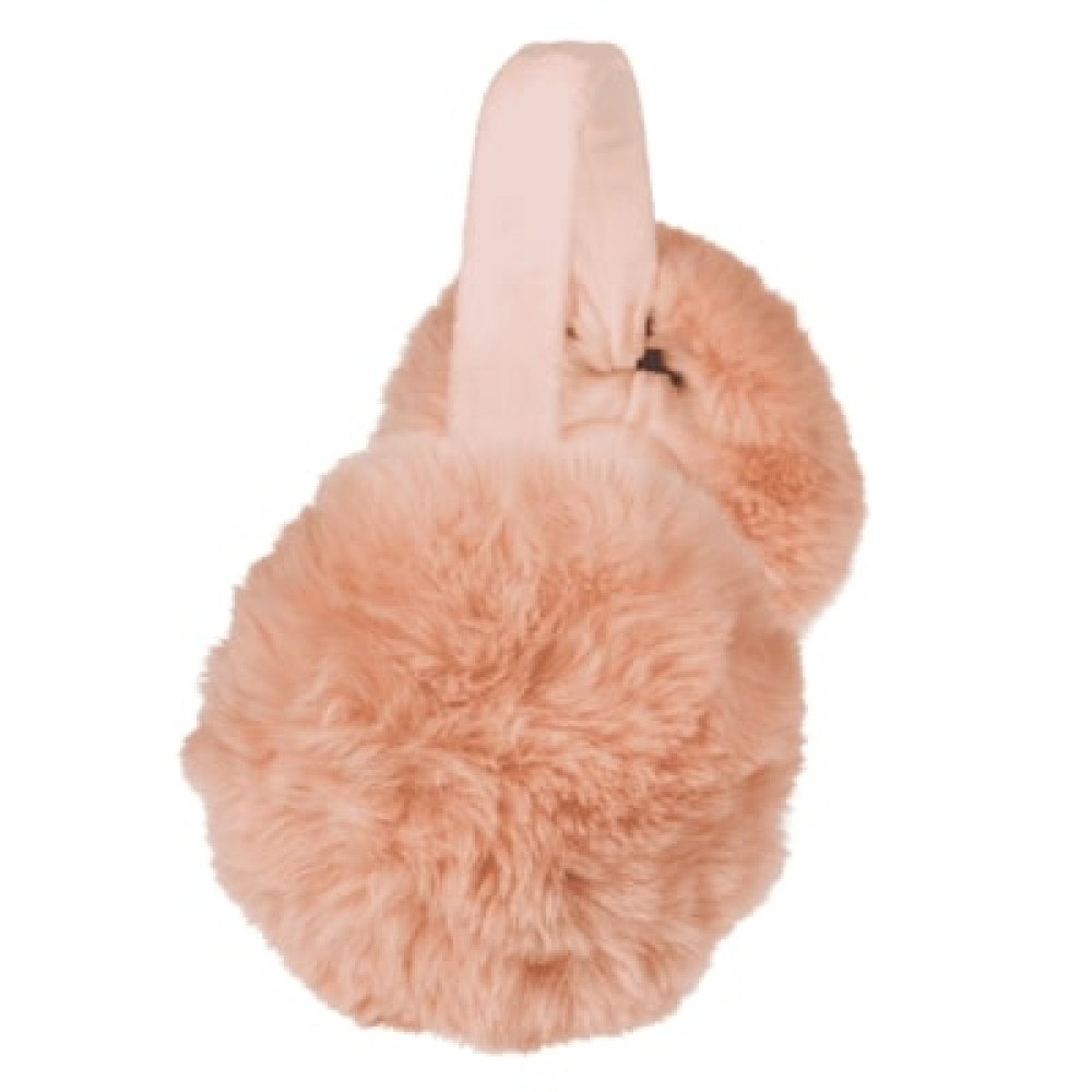 Αυτάκια Γούνινα Μπεζ