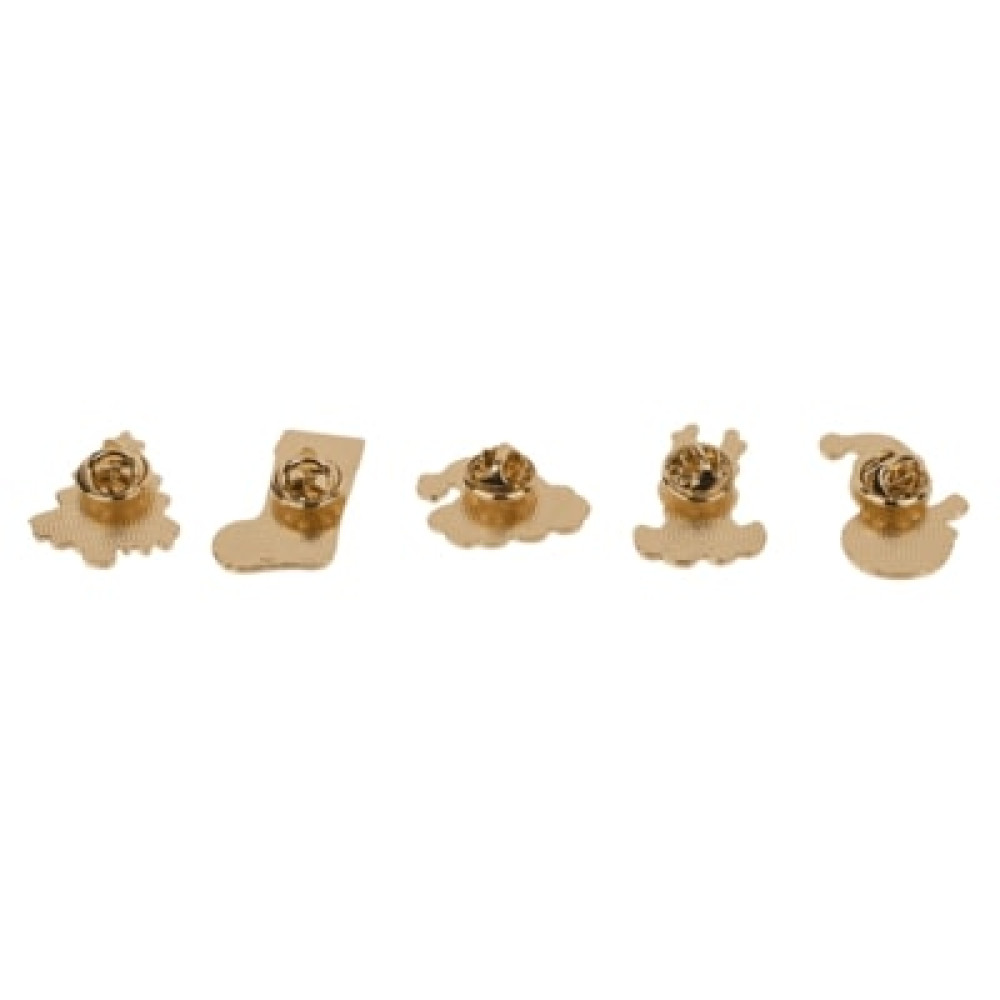 Σετ Κονκάρδες Χριστούγεννα (5τμχ) - 2cm