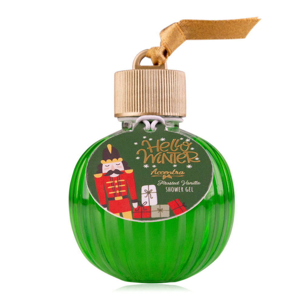 Accentra Hello Winter Πλαστική Σφαίρα με 3*60ml Αφρόλουτρο & 10g Σαπούνι Κομφετί