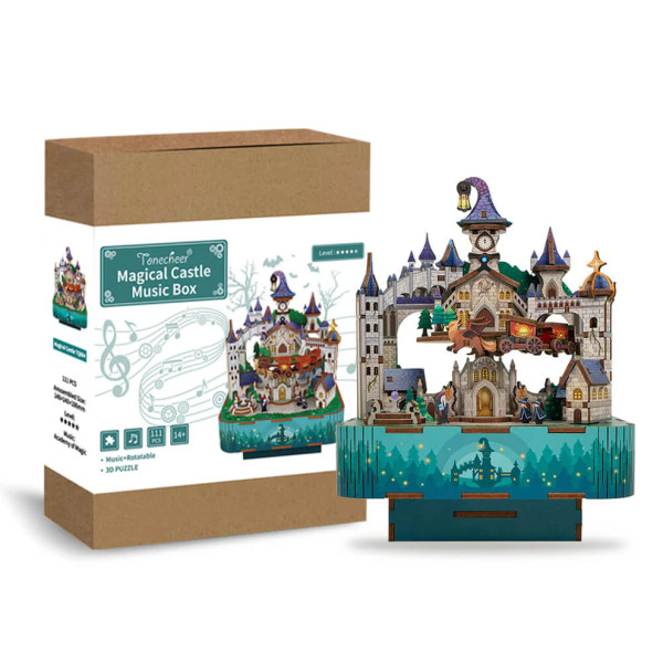 Tonecheer Μουσικό Κουτί – Magical Castle 3D Puzzle