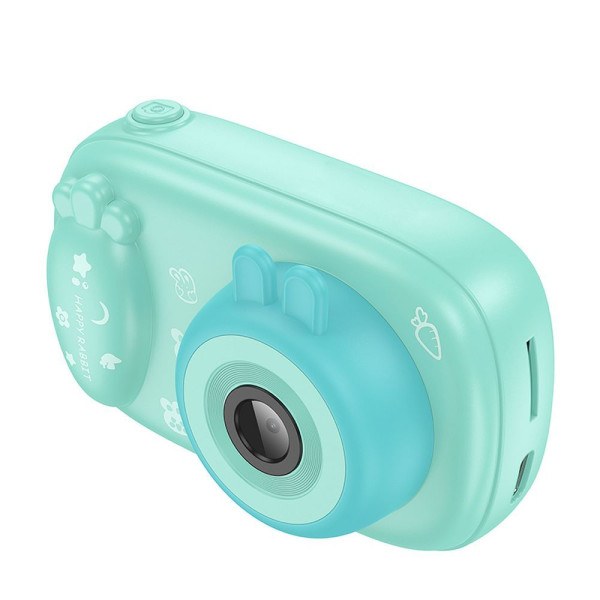Hoco DV205 Παιδική Κάμερα - digital kids camera με selfie function 1MP  2,0" HD (Μπλε)