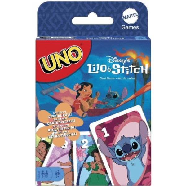 Mattel Uno: LIlo & Stich Επιτραπέζιο Παιχνίδι με Κάρτες (JCC10)
