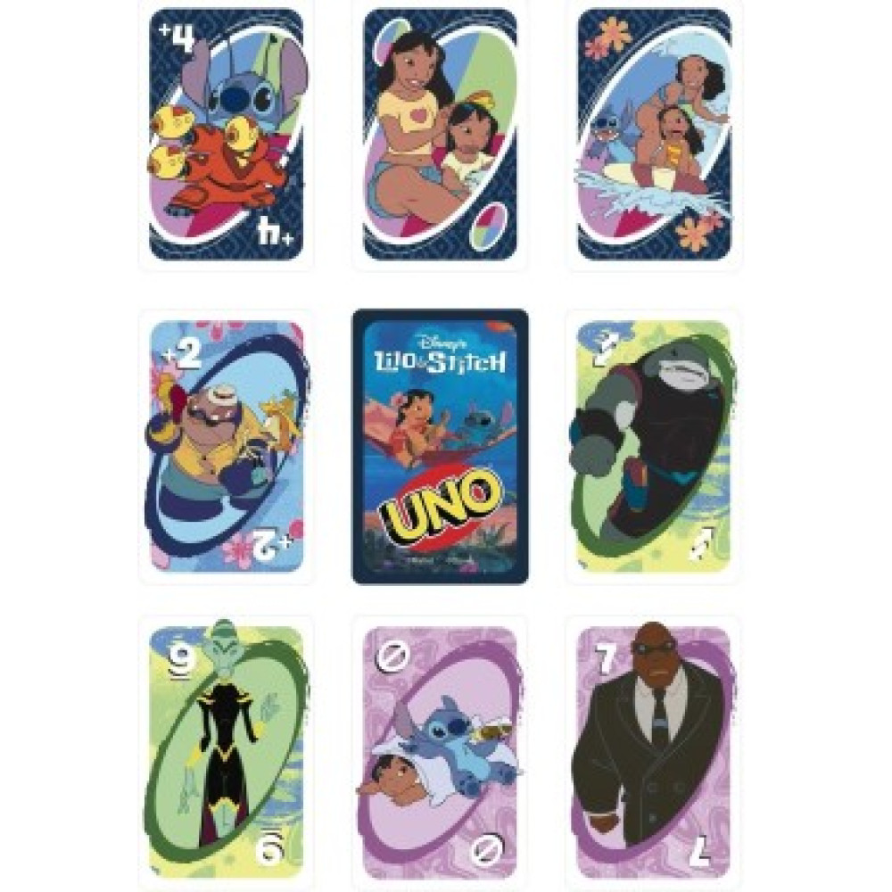 Mattel Uno: LIlo & Stich Επιτραπέζιο Παιχνίδι με Κάρτες (JCC10)
