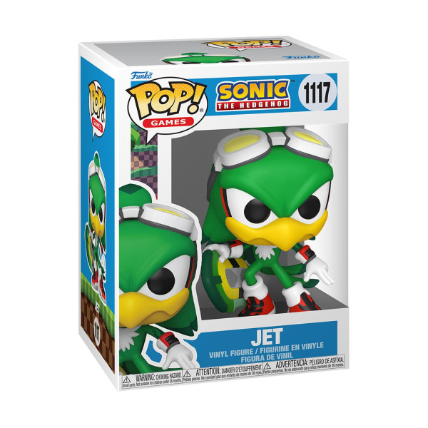 Φιγούρα Funko Pop! Games: Sonic The Hedgehog - Jet (with Board) #1117 
