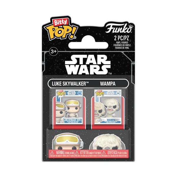 Φιγούρα Funko Bitty Pop! 2-Pack Disney: Star War - Luke Skywalker & Wampa