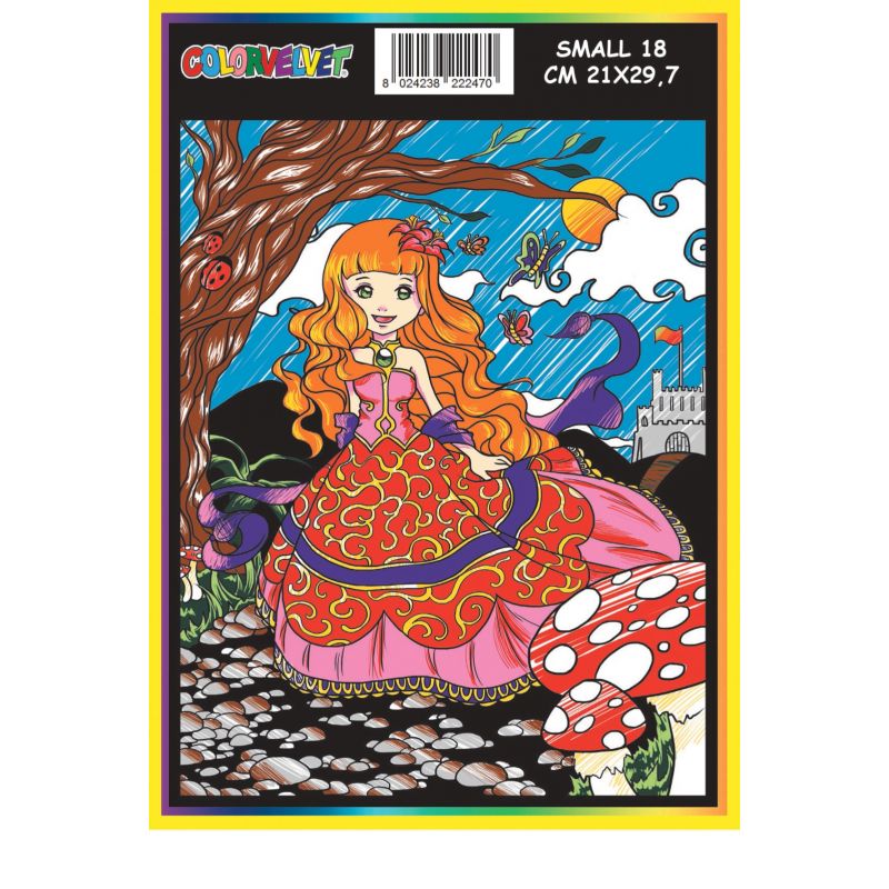 Color Velvet Πίνακας Ζωγραφικής Princess