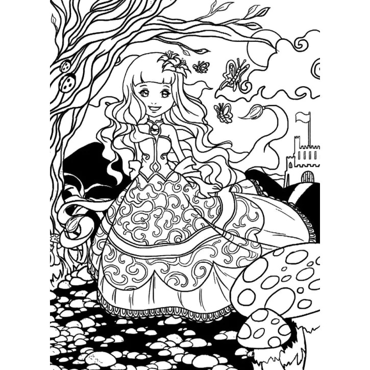 Color Velvet Πίνακας Ζωγραφικής Princess