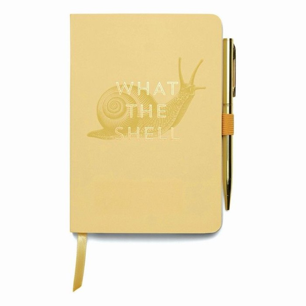 Desighworks Vintage Σημειωματάριο με Στυλό What The Shell