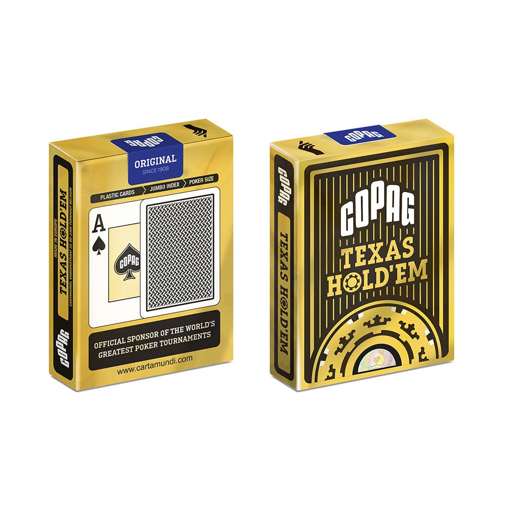 COPAG Texas Hold’em GOLD – Jumbo index (Black)