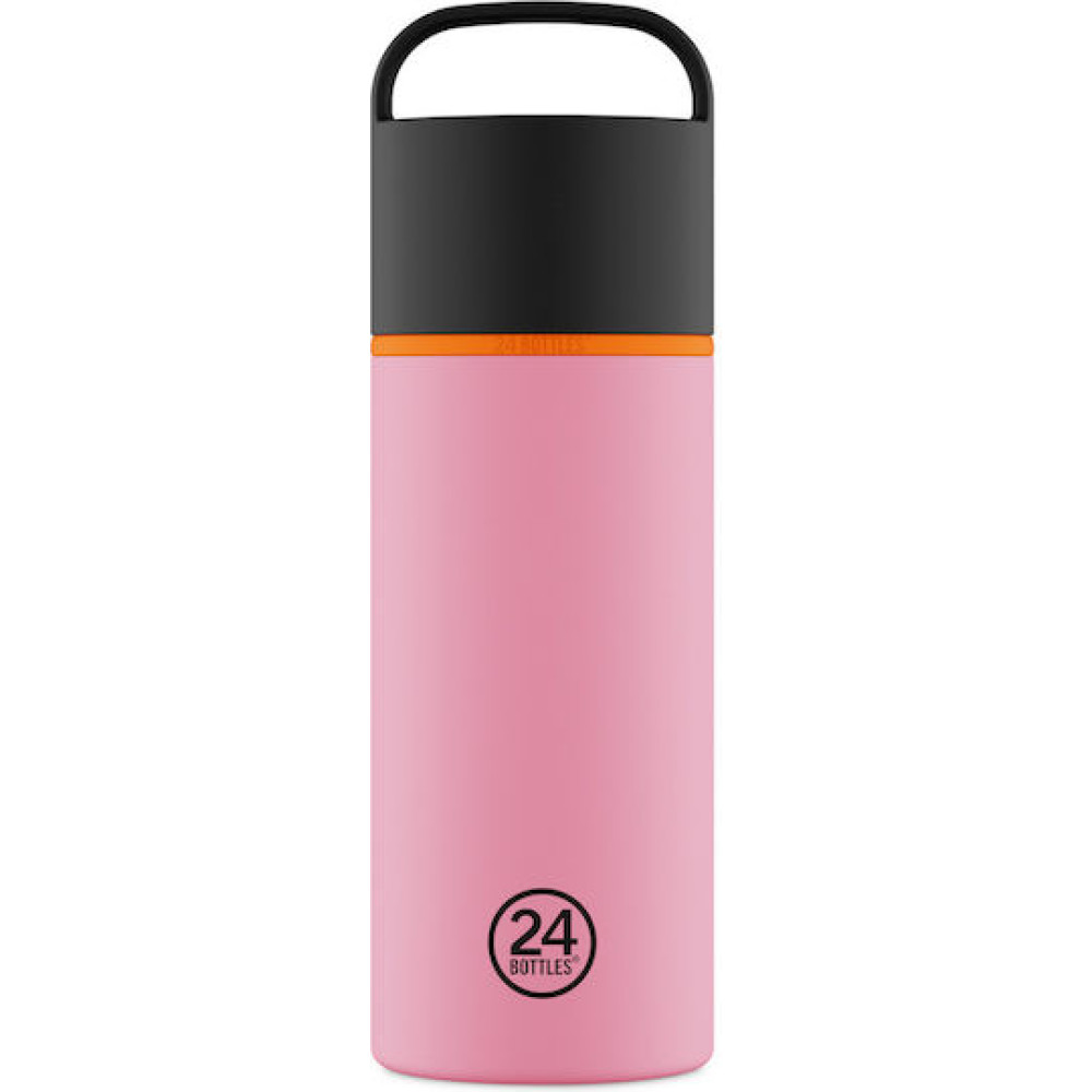 24Bottles Spin Bottle Ανοξείδωτο Μπουκάλι Θερμός 0.73lt (Flamingo)