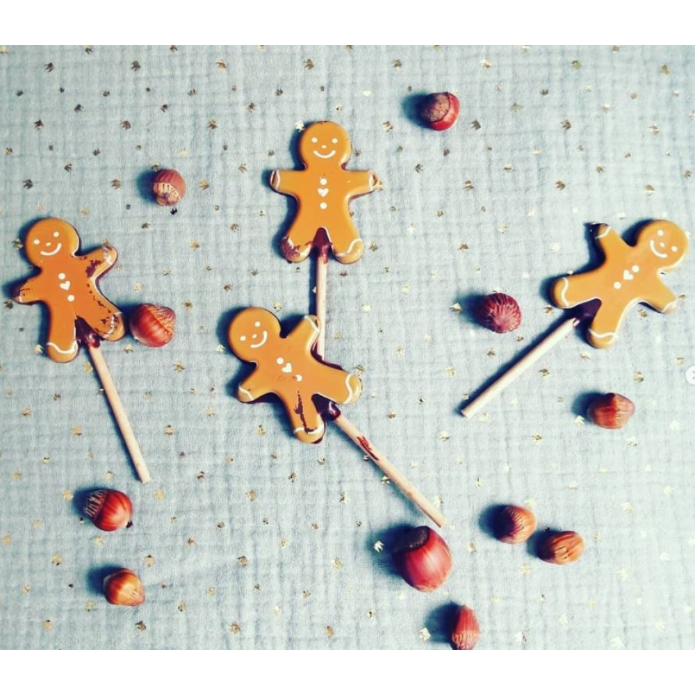 Scrap Cooking Σετ με 4 Aνοξείδωτα Kουπάτ ''Gingerbread Man''