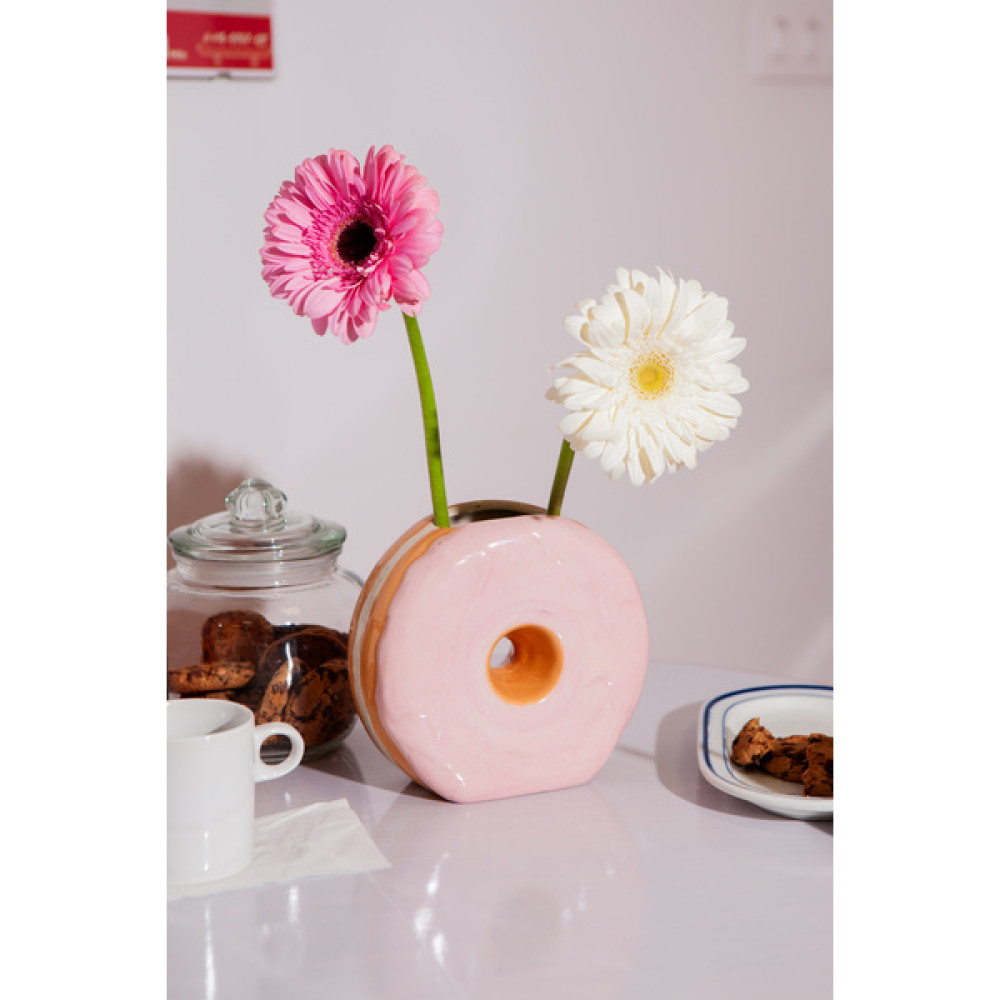 DOIY Fast Food Κεραμικό Βάζο Donut