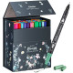 Ohuhu Art Markers Σετ 100 Μαρκαδόρων με Βάση το Νερό Brush & Fineliner