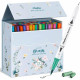 Ohuhu Art Markers Σετ Μαρκαδόρων 120 Χρωμάτων με Βάση το Νερό Brush & Fineliner