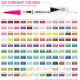 Ohuhu Art Markers Σετ Μαρκαδόρων 120 Χρωμάτων με Βάση το Νερό Brush & Fineliner