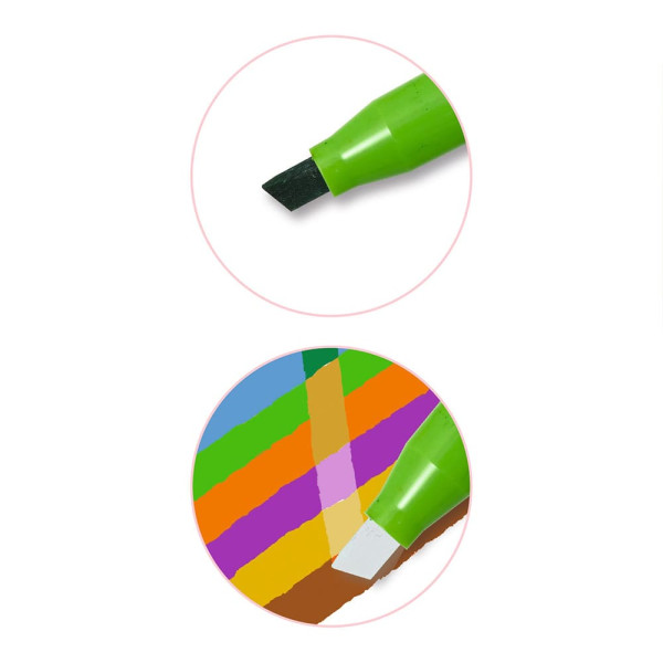 Djeco 6 Πολύχρωμοι Μαγικοί Μαρκαδόροι με Εφέ Αλλαγής Χρώματος