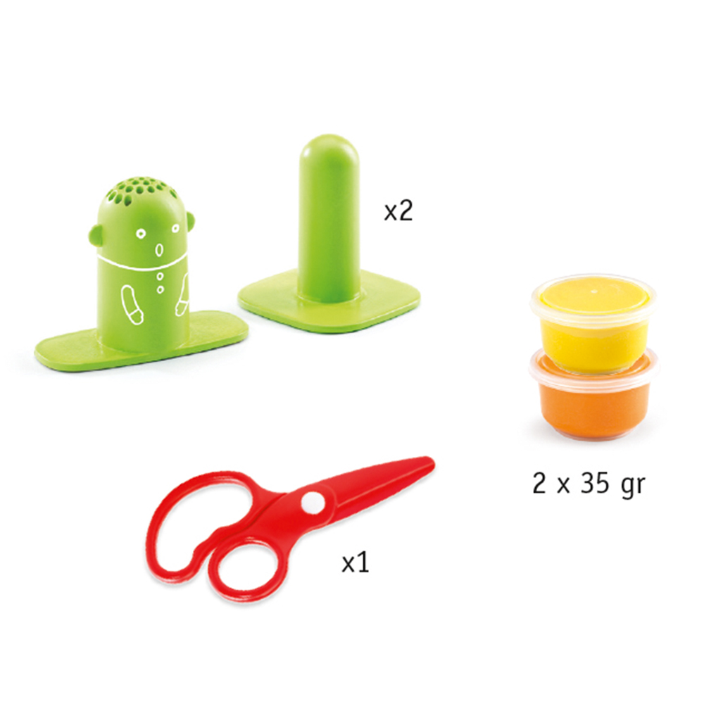 Djeco 2 Πλαστοζυμαράκια με Eργαλεία Κομμωτήριο