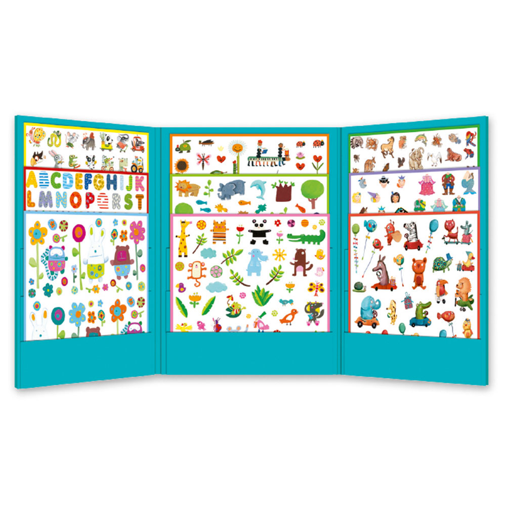 Djeco 1000 Αυτοκόλλητα Διαφόρων Θεμάτων Οι Μικροί μας Φίλοι